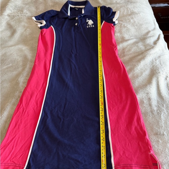 U.S. Polo Assn. Navy and pink Dress new - Picture 7 of 8